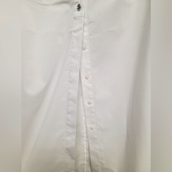 NWOT - New York & Company Tuxedo-Style Shirt with Faux Rhinestone Buttons - XL - Picture 9 of 9